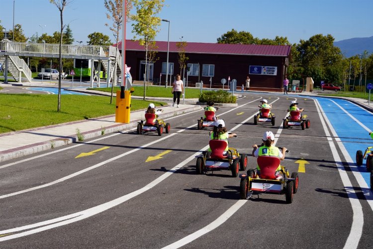 Kocaeli'de Trafik Eğitim Parkı'nda yoğun mesai -