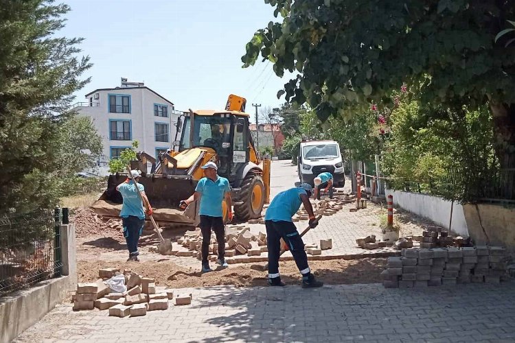 Kocaeli'deki turizm bölgelerinde parke yollar yenilendi -