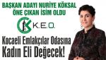 Kocaeli Emlakçılar Odasına Kadın Eli Değecek!