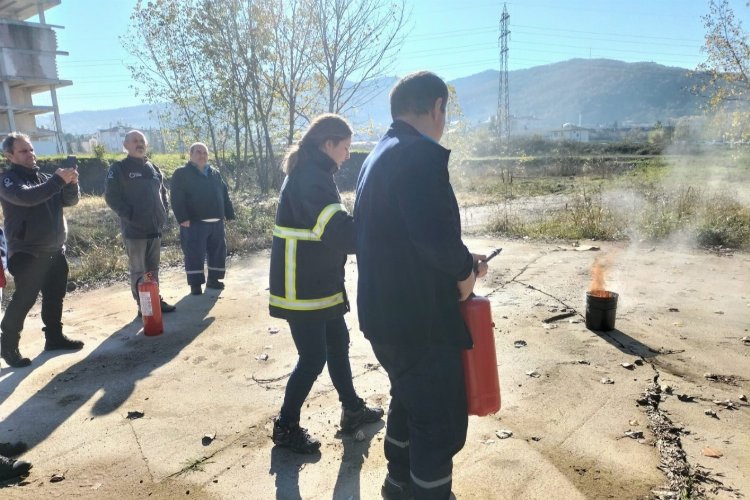 Kocaeli İtfaiyesi'nden KOÜ Teknopark’a eğitim -