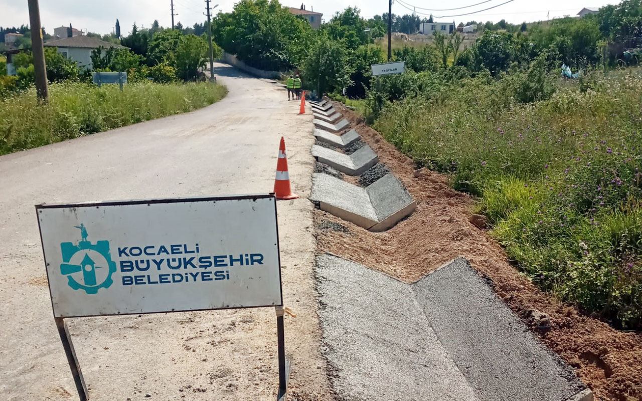 Kocaeli kırsalında V kanal çalışması