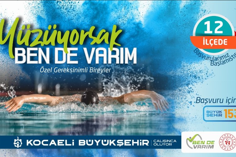 Kocaeli'nde ‘’Yüzüyorsak Bende Varım’’ projesi başlıyor 