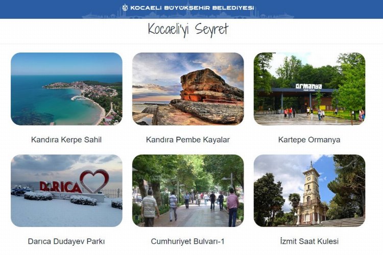 Kocaeli’nin turistik mekanları cepte -