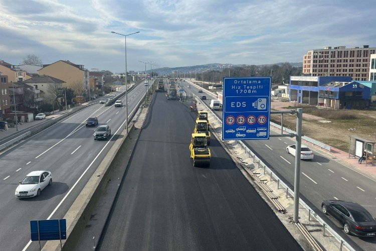 Kocaeli stadyum yolunda İstanbul istikameti trafiğe açıldı -