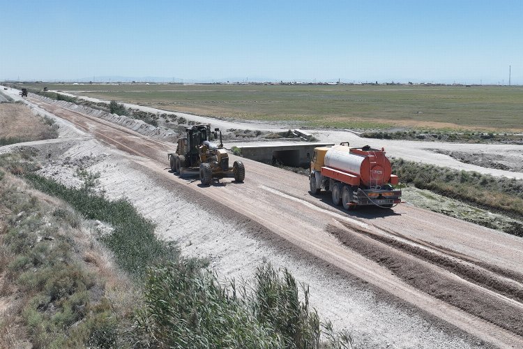 Konya'da 7,5 kilometrelik yolda iyileştirme -