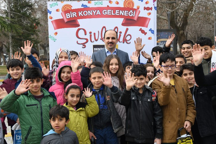 Konya'da çocukların 'şivlilik' sevinci -