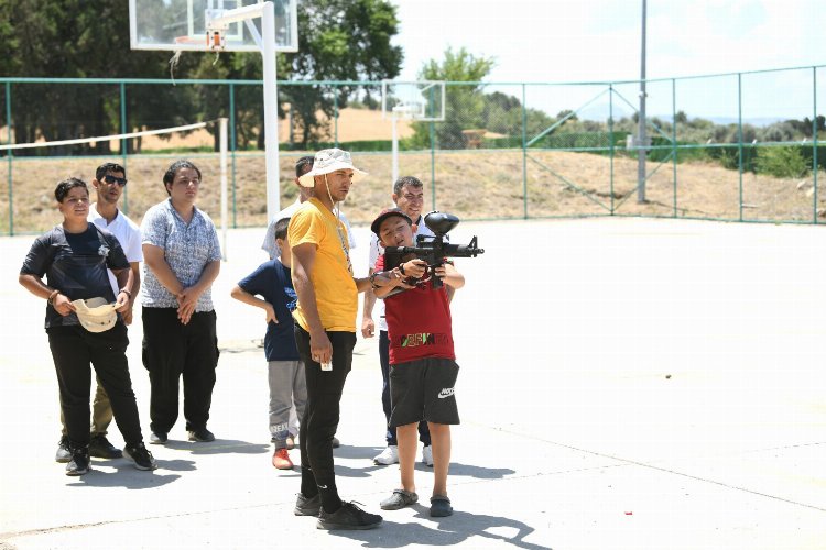 Konya'da özel çocuklar baba-oğul kampında buluştu -