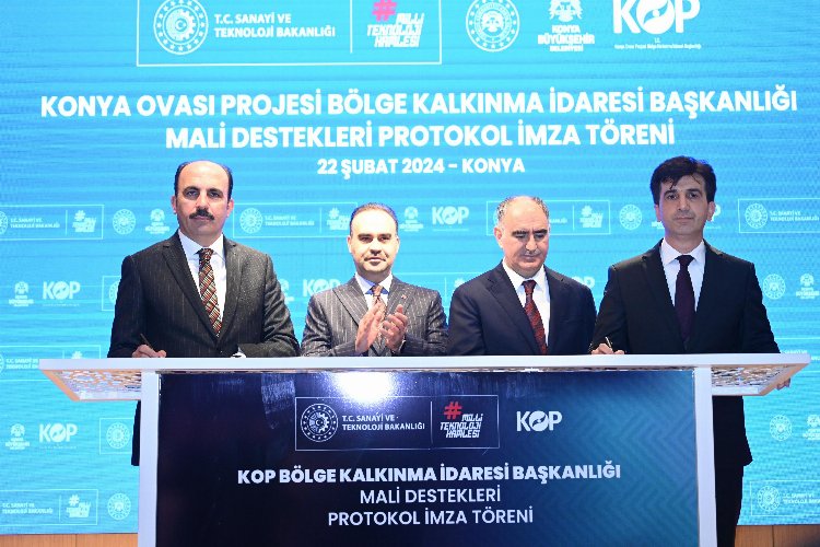 Konya için 22 tarımsal projenin imzaları atıldı -