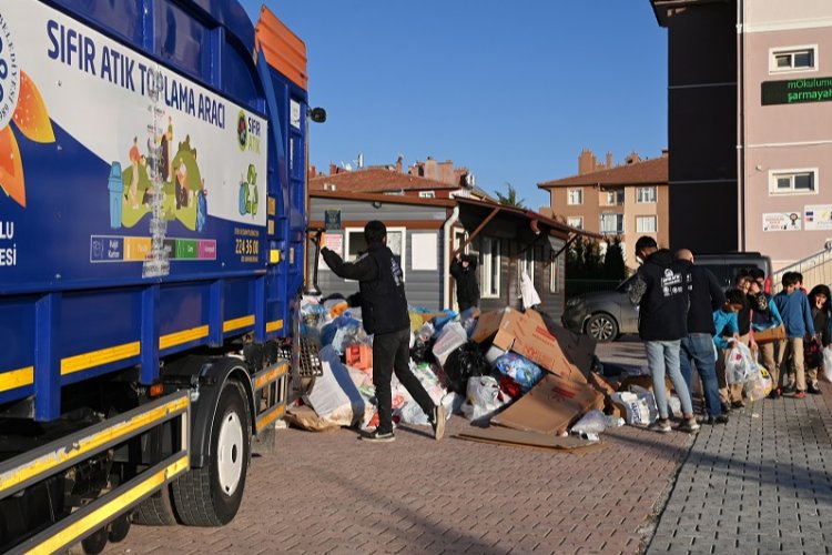 Konya Selçuklu'da okullar sıfır atık için yarıştı -