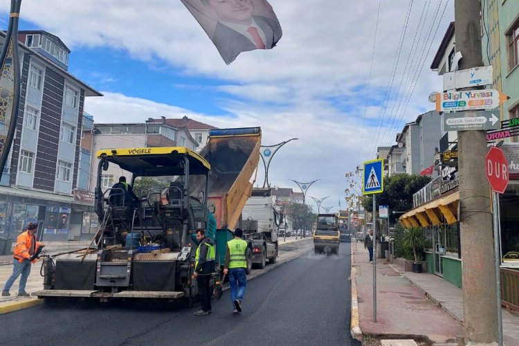 Körfez Hamit Kaplan Caddesi asfaltlandı -