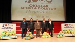 KÖŞKER'DEN OKULLARA SPORTİF DESTEK