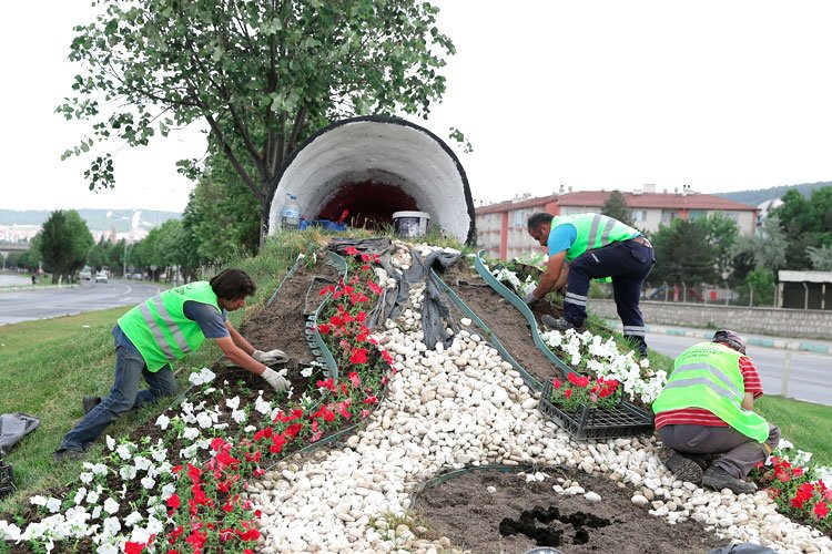 Kütahya'da çiçeksiz refüj kalmayacak -