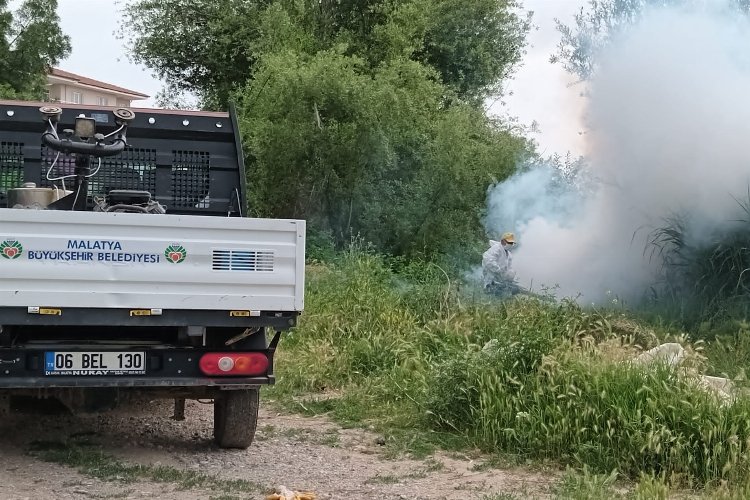 Malatya'da ilaçlama çalışmaları sürüyor -