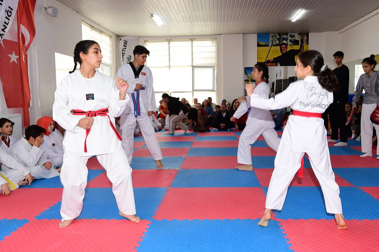 Malatya'da taekwondocuların kuşak heyecanı -