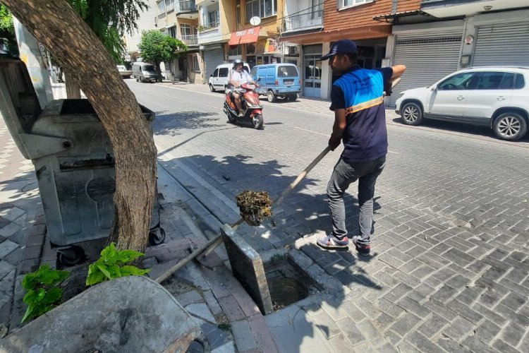 Manisa Akhisar'da MASKİ'den ızgara temizliği -