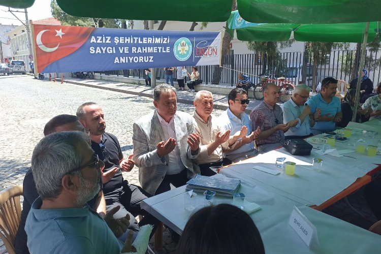 Manisa Akhisar'da şehitlere anma -