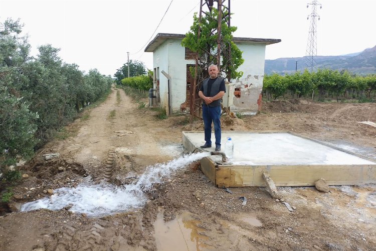 Manisa Alaşehir'de saniyede 25 litre verimli su -