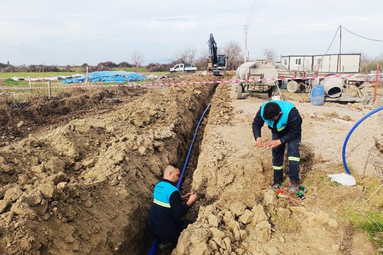 Manisa Elderek Mahallesine içme suyu hattı döşendi -