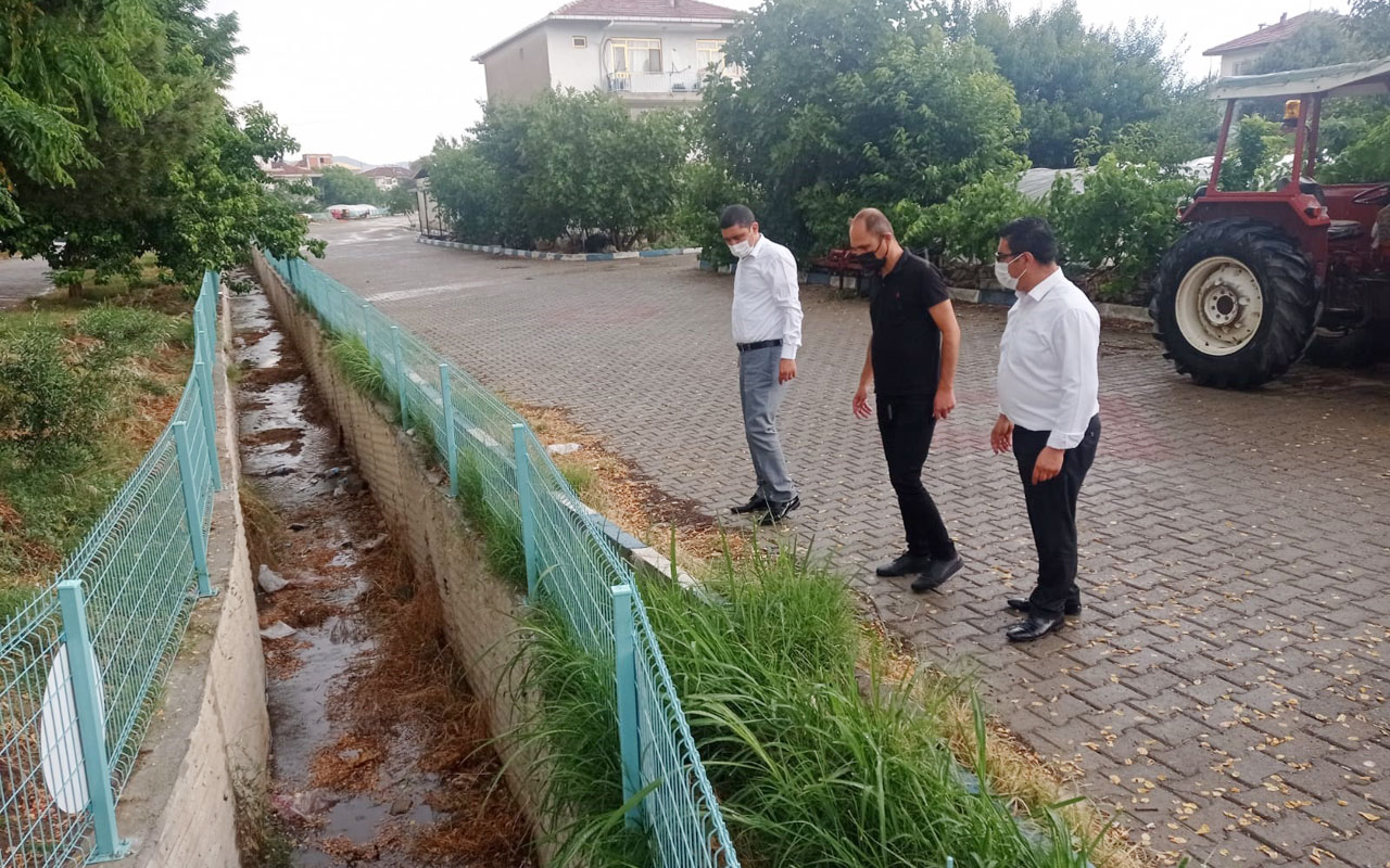 Manisa Köprübaşı’ndaki derede can güvenliği önlemi