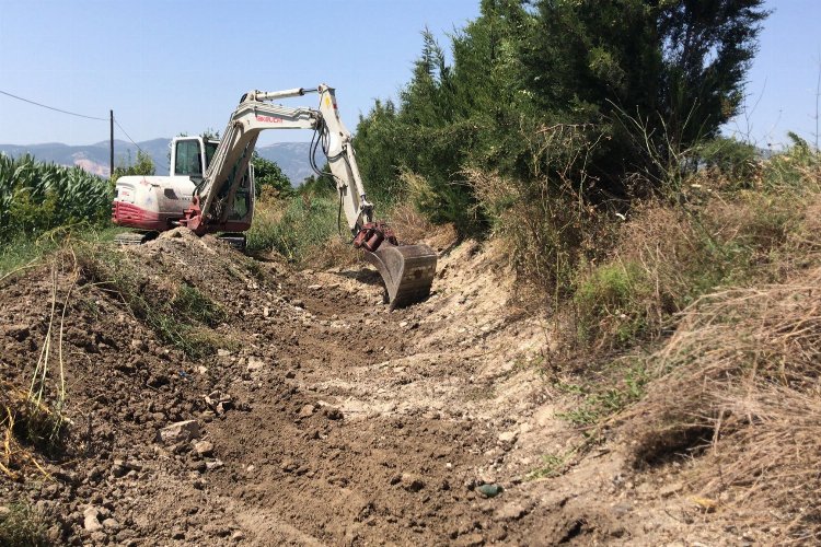 Manisa Kırkağaç'ta olası taşkınlar karşı önlem -