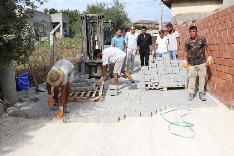 Manisa Saruhanlı'da 17 milyonluk yatırımda sona doğru -