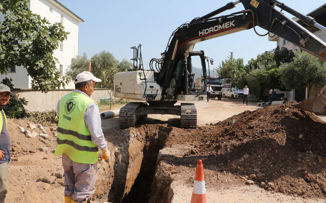 Manisa Urganlı’da alt ve üstyapı çalışmaları