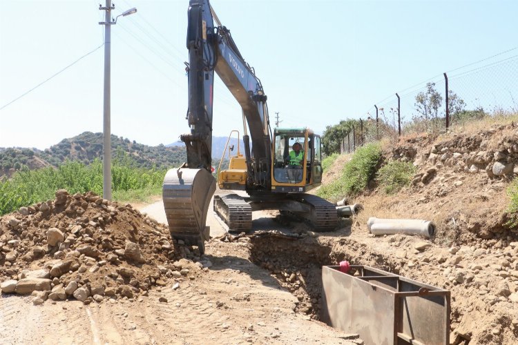 Manisa Yenipazar'da ilave kanalizasyon hattı -