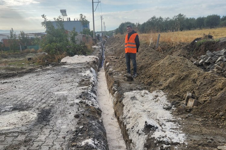 Manisa Zeytinliova’da altyapı çalışmaları sürüyor -