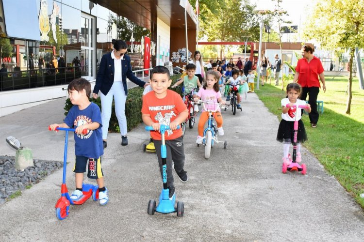 Manisalı miniklerden 'hareketlilik' farkındalığı -