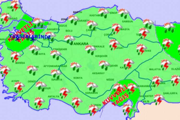 Marmara'ya ciddi uyarı! Kuvvetli yağış ve kar geliyor -