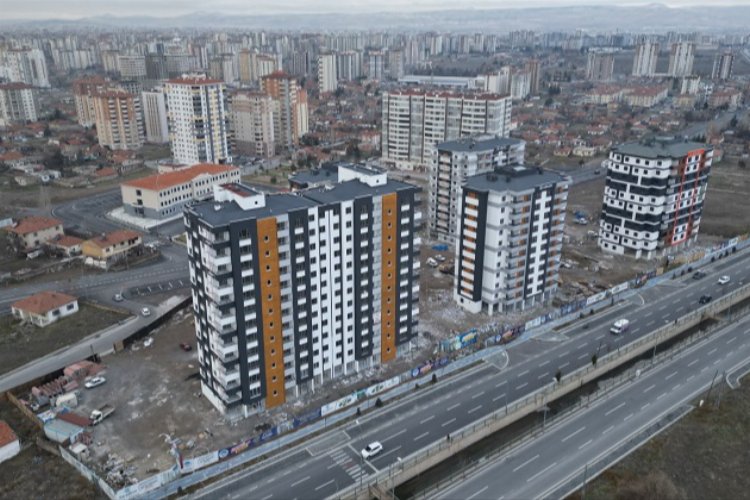 Melikgazi'de dönüşüm blokları hızla tamamlanıyor -