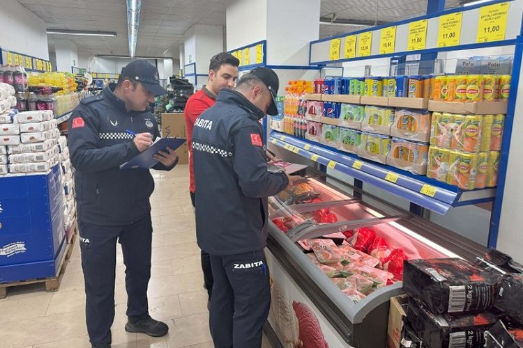 Melikgazi'de ramazan ayı öncesi fiyat ve etiket denetimi -