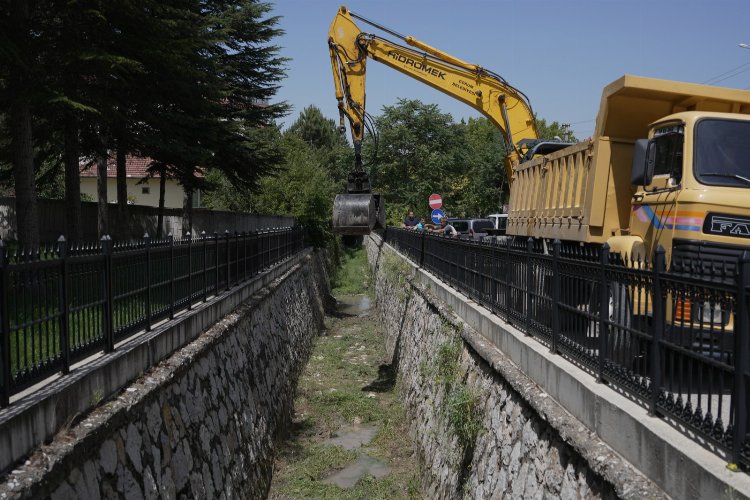 Melikgazi Deresinde hummalı çalışma -