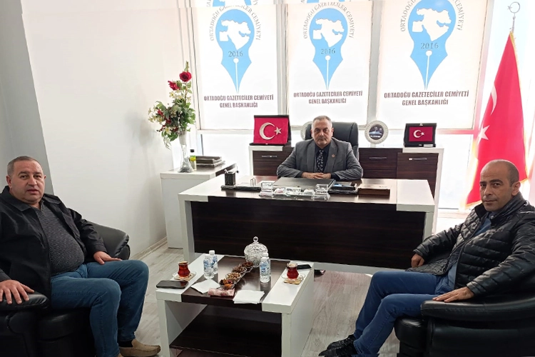 Mesut Demir ve İsrafil Avcı'dan Ağrı'da OGC Genel Başkanı Aydın’a ziyaret -