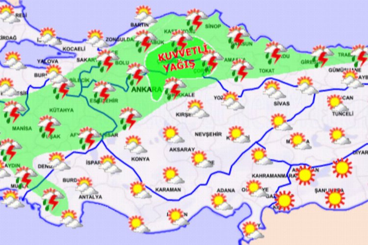 Meteoroloji’den haritalı uyarı! Türkiye’de bugün hava nasıl olacak? -