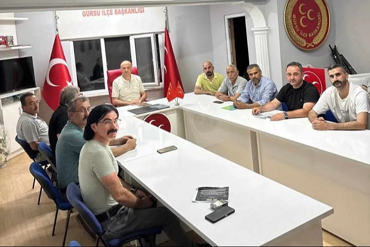 MHP Gürsu İlçe Başkanlığı istişare toplantısı düzenledi -