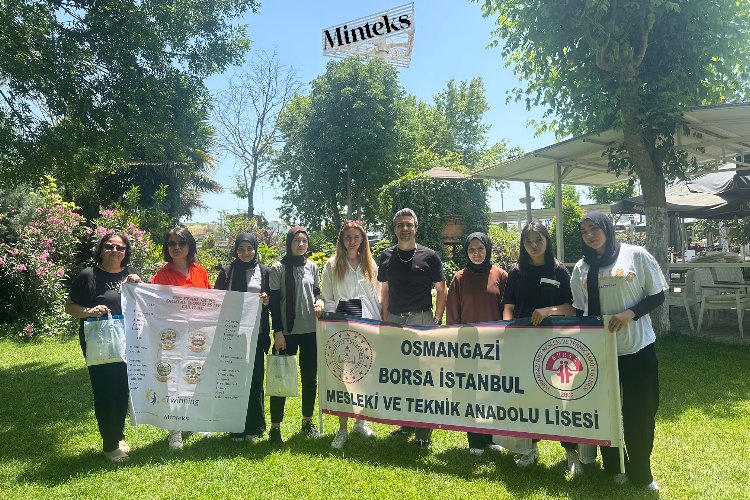 Minteks'e e-twinning projesi kapsamında ziyaret -