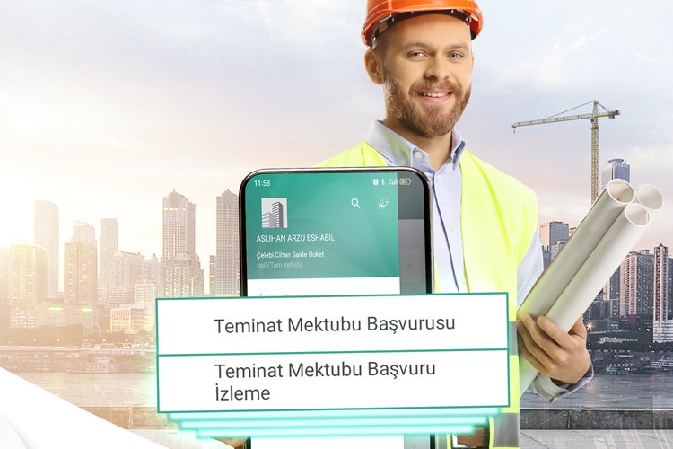 Mobil şubeden teminat başvuru hizmeti başladı -