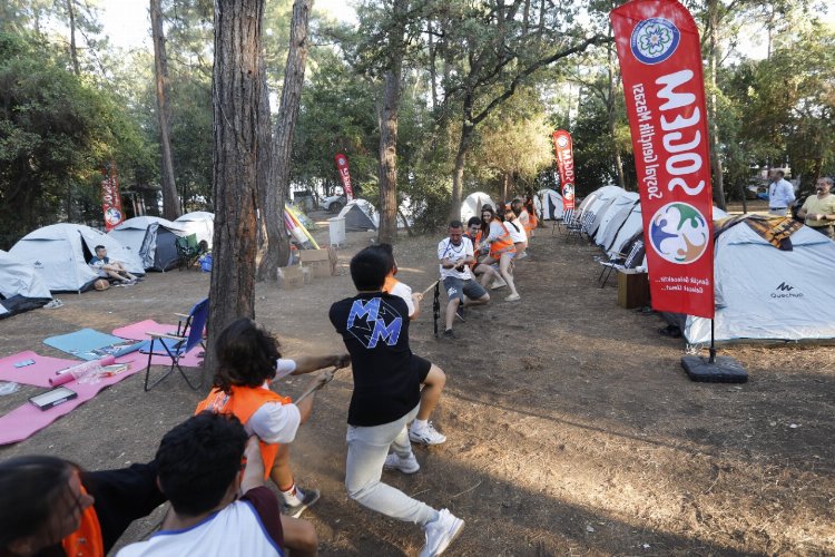 Muğla'da üniversite öğrencileri kampta buluştu -