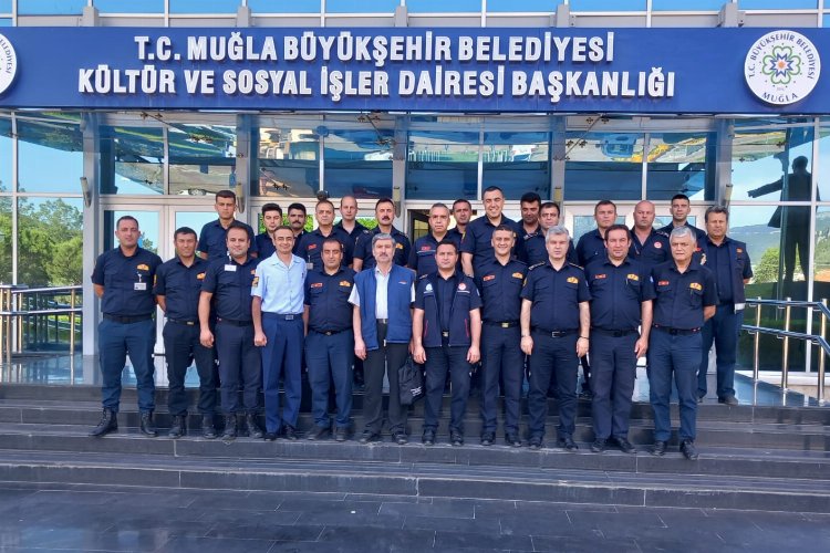 Muğla İtfaiyesi'ne 'olay yeri inceleme' eğitimi -