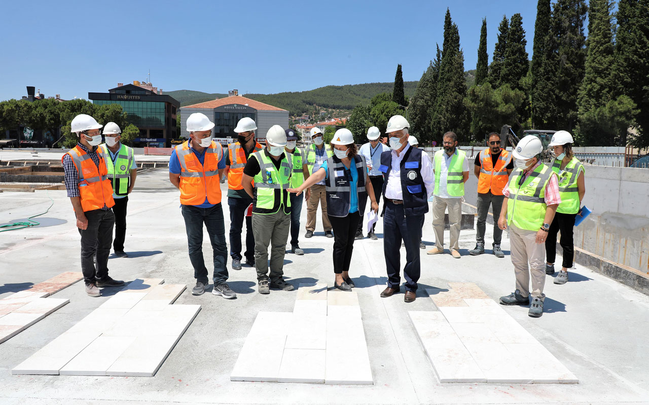 Muğla Menteşe’de Kent Meydanı’na yakın mercek