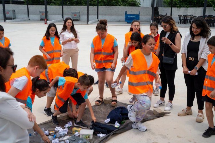 Muğla Milas'ta 'geri dönüşüm' dersi -