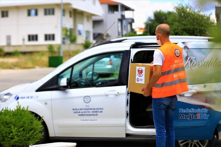 Muğla'da 7 bin 108 aileye maddi yardım