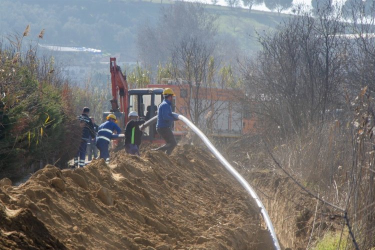 Ödemiş’in İlkkurşun mahallesine yeni su hattı -