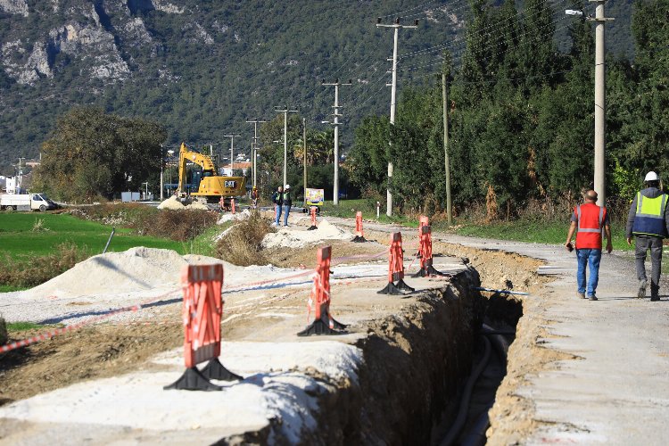 Ören’de altyapı çalışmalarına devam -