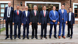 REKTÖR ASLAN, MÜDÜRLERİ AĞIRLADI