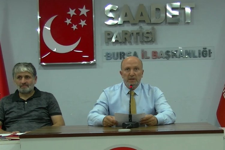 Saadet Partisi Bursa'dan BESAŞ zammına tepki -