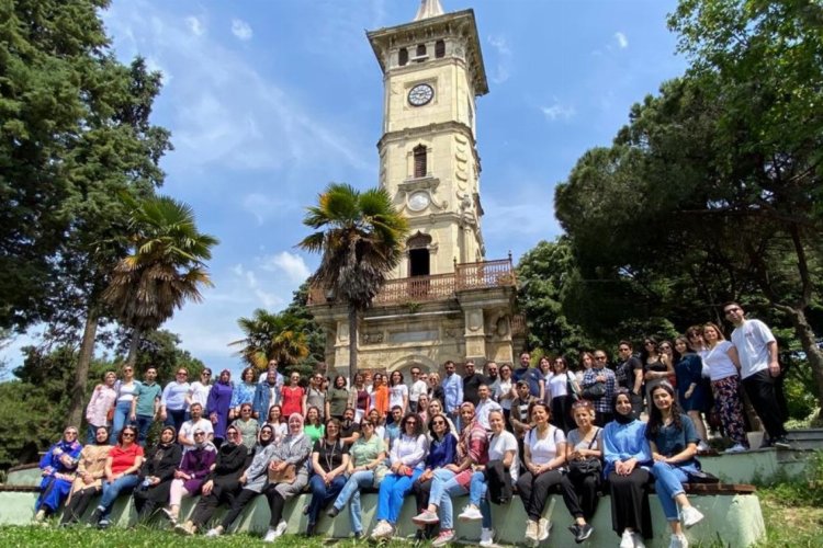 Sağlık çalışanları İzmit'te tarihi soludu -