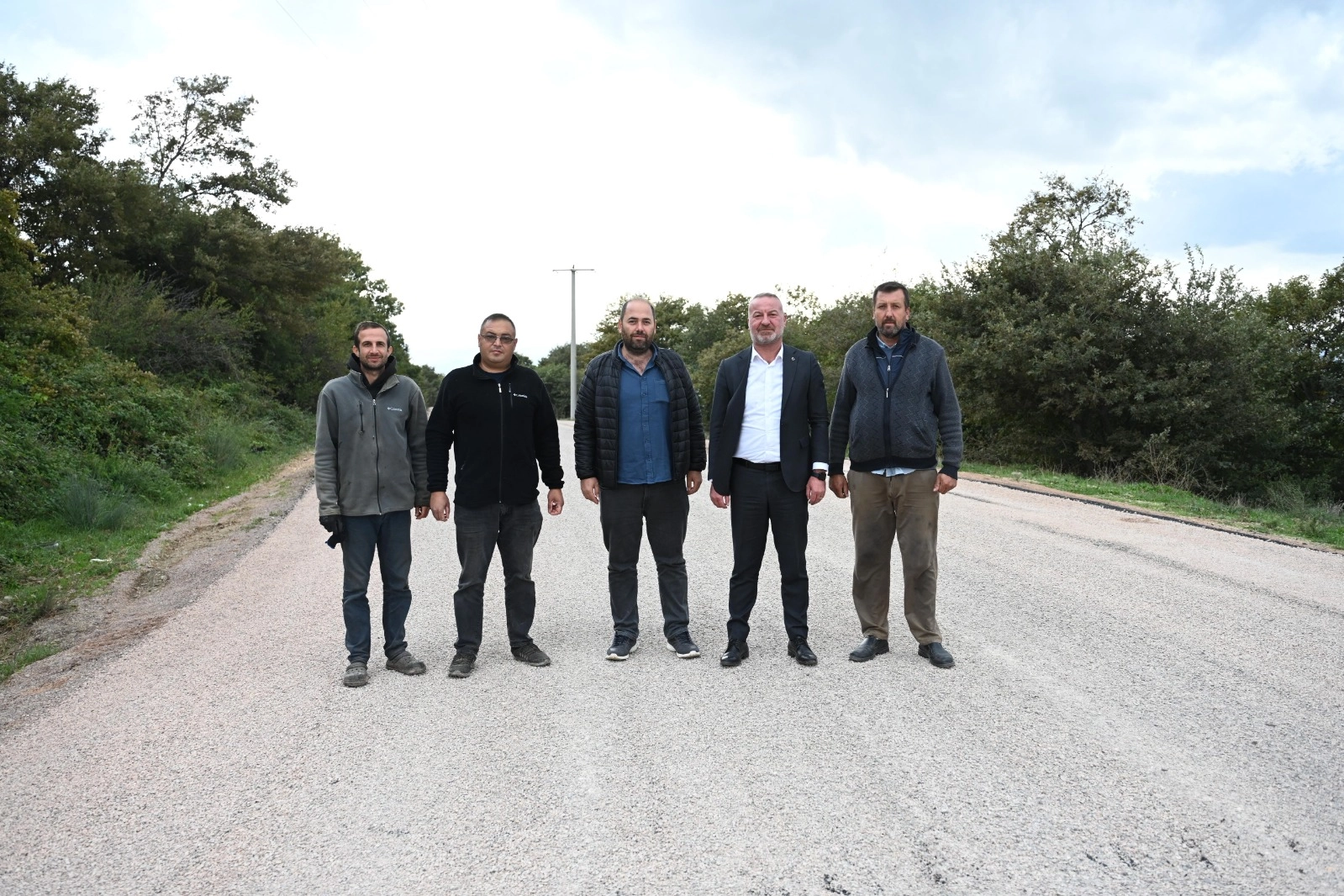 Şahmelek ve Doğla'da yol çalışmaları tamamlandı -