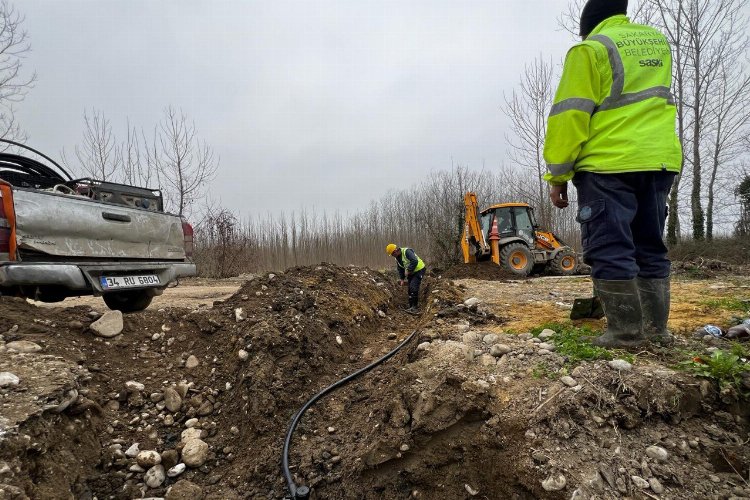 Sakarya Akyazı’da 6 bin metrelik hat yenileniyor -